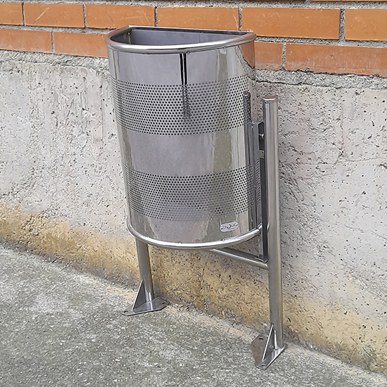 Paperera Semi Inox